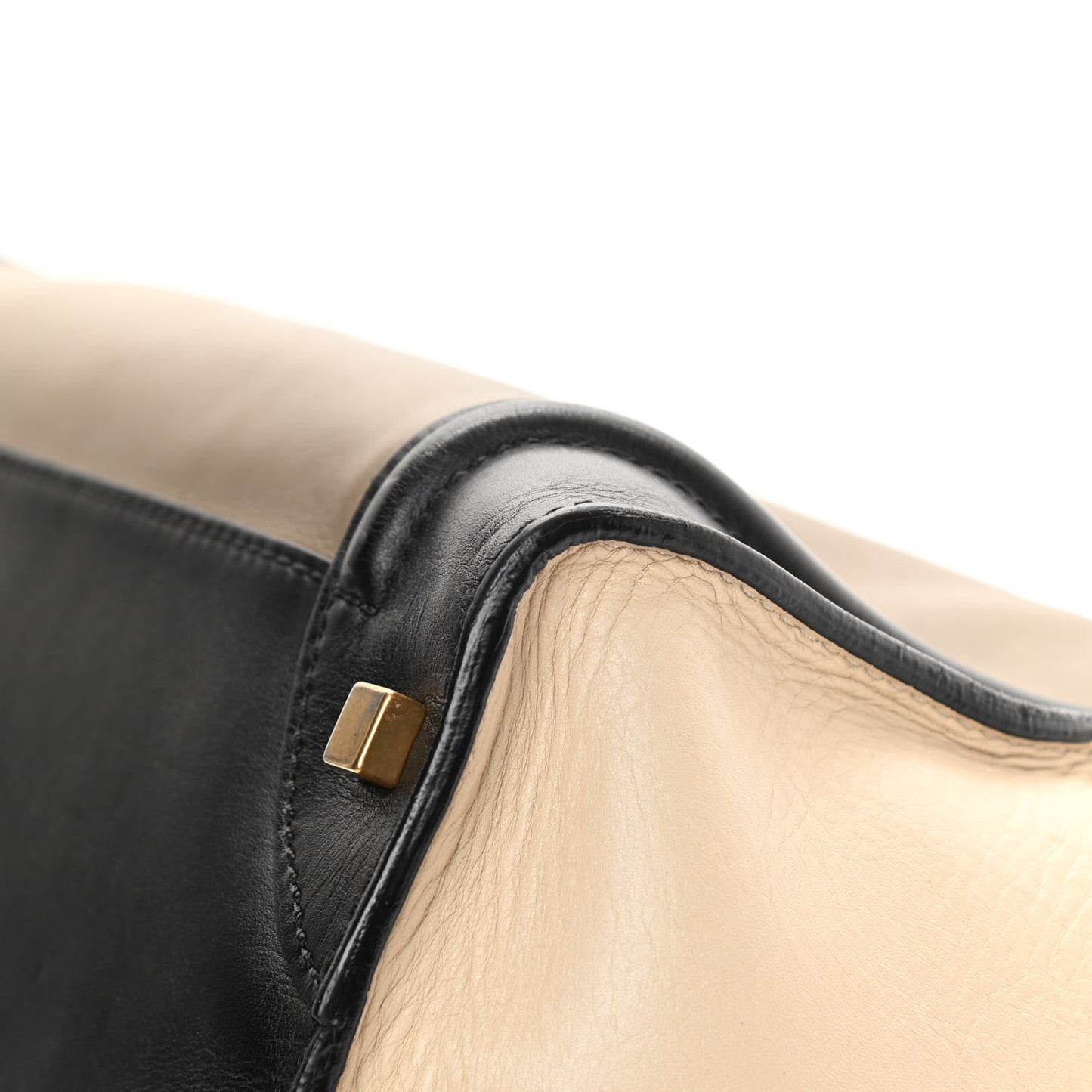 Smooth Calfskin Mini Tri-Color Luggage Grey
