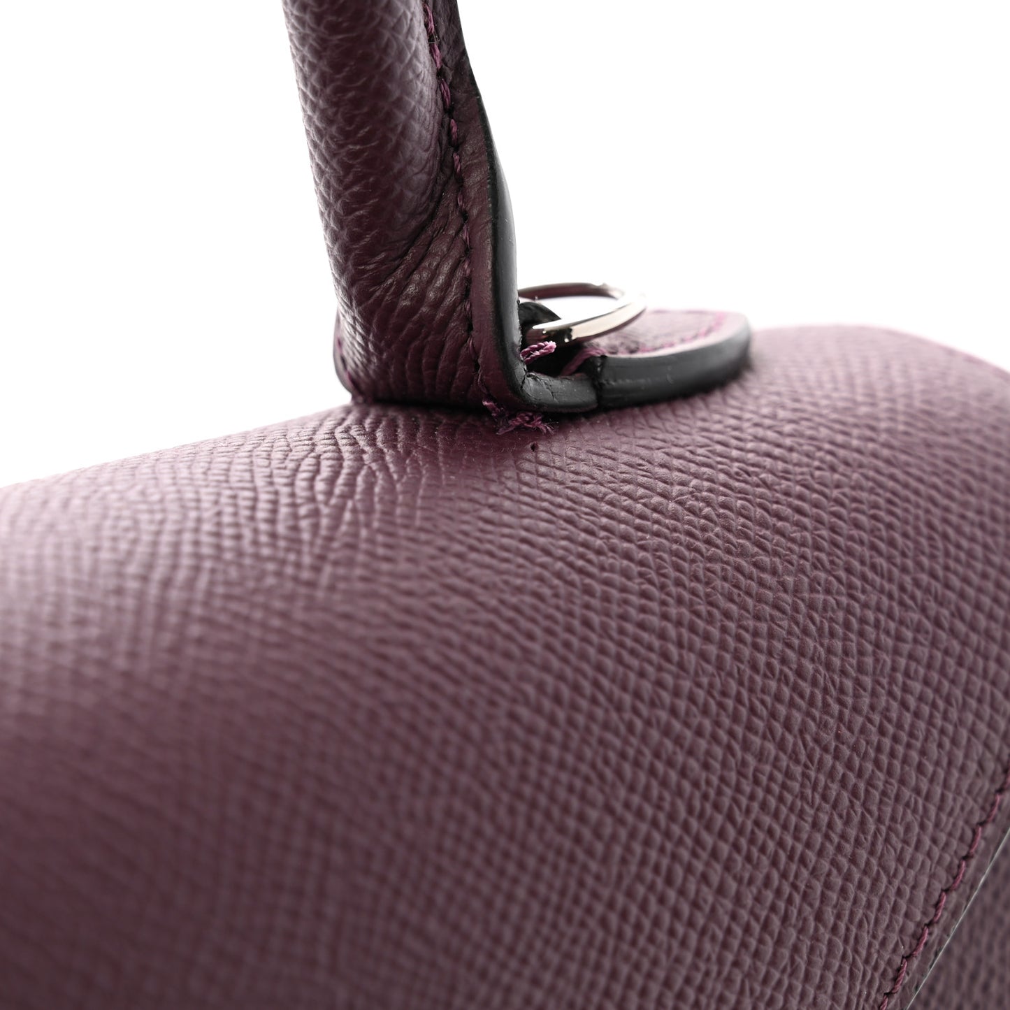 Carat Calfskin Gabrielle PM Eggplant