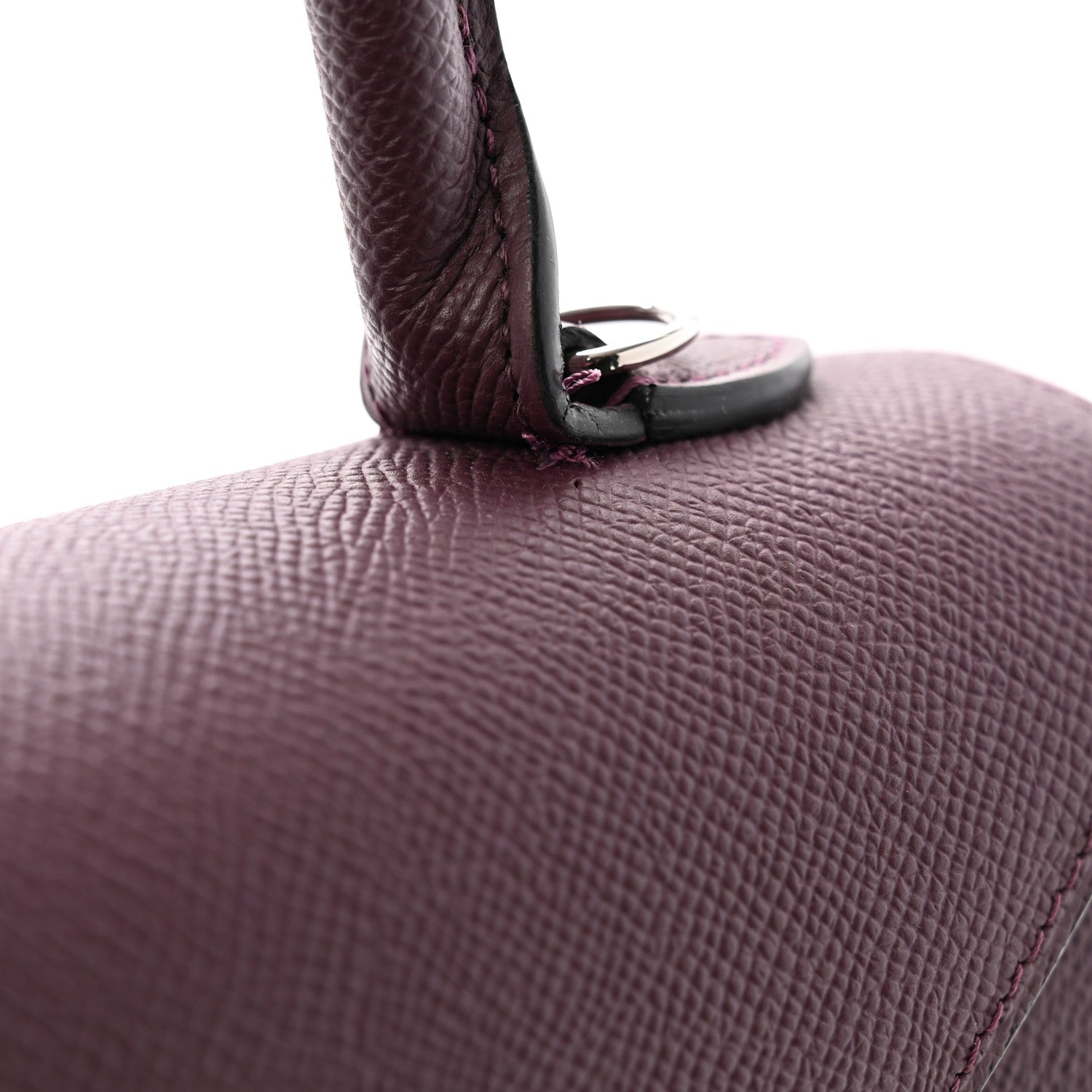 Moynat Carat Calfskin Gabrielle PM Eggplant 14 of 14