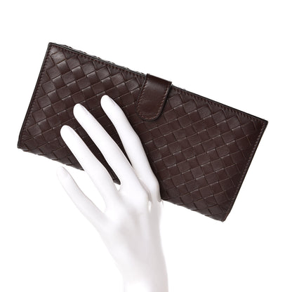 Bottega Veneta Nappa Intrecciato Continental Wallet Ebano 2 of 7