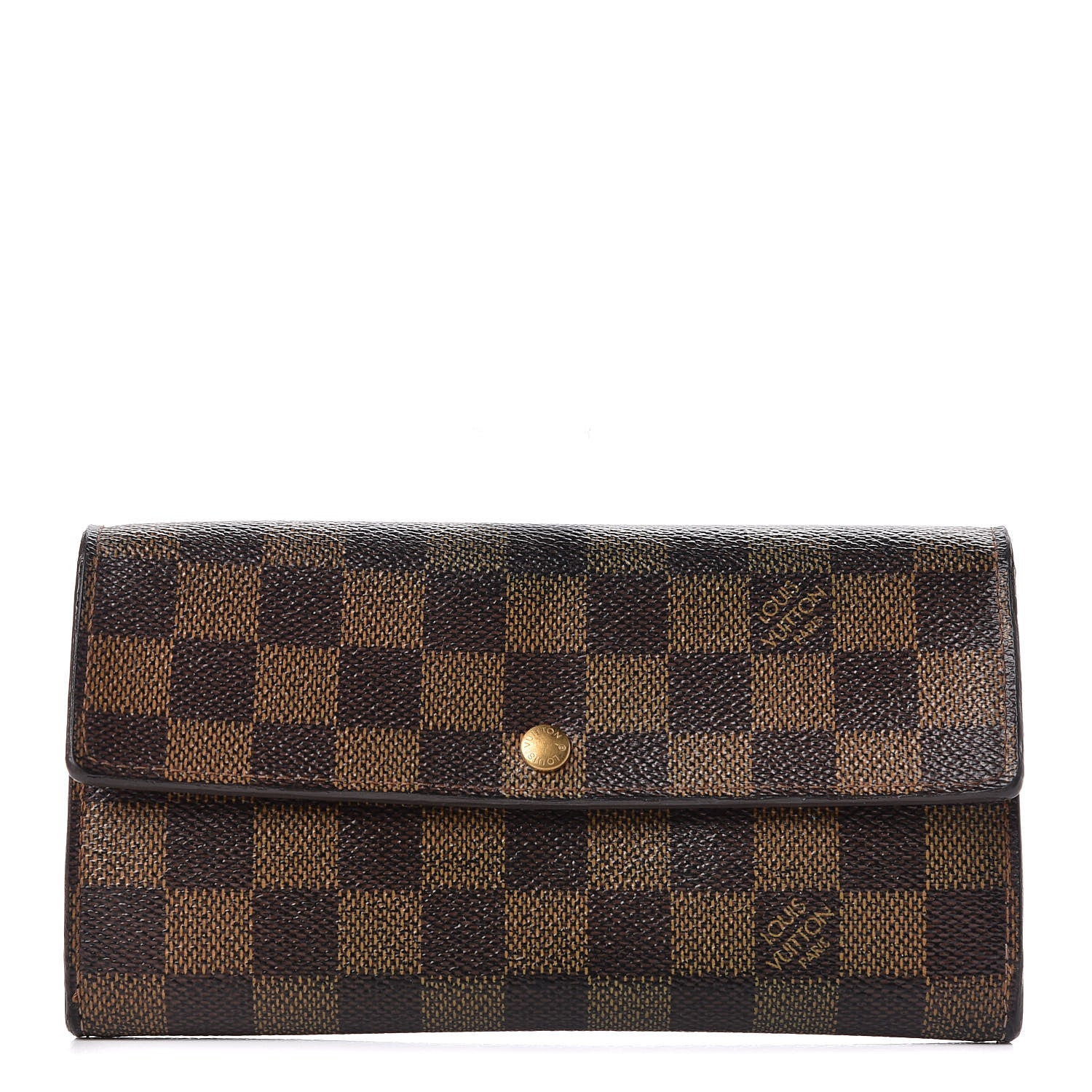 Louis Vuitton Damier Ebene Sarah Wallet 1 of 15