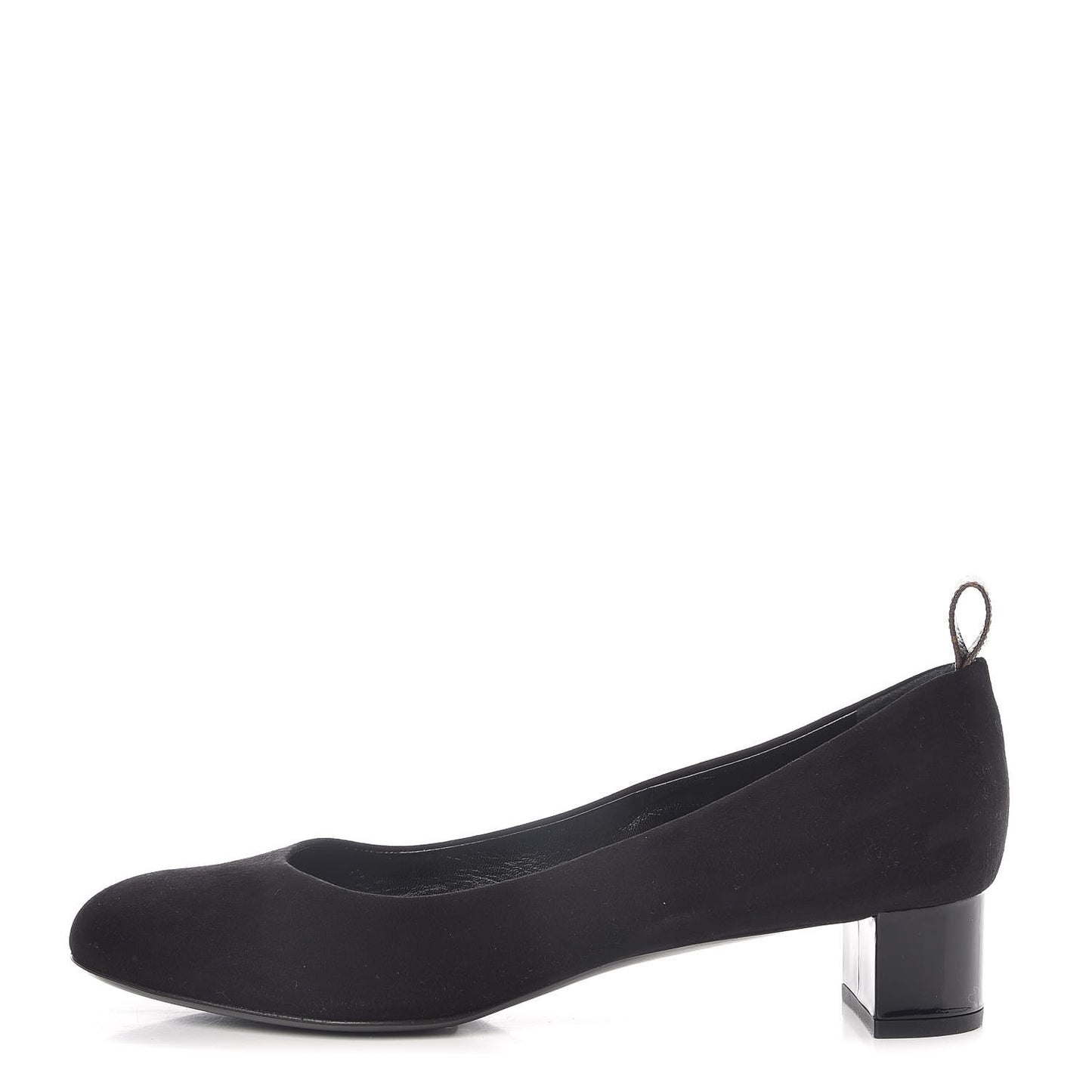 Suede Uniformes Pump 40 Black