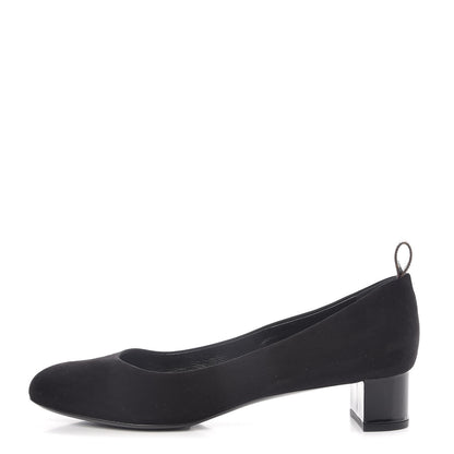 Louis Vuitton Suede Uniformes Pump 40 Black 1 of 10