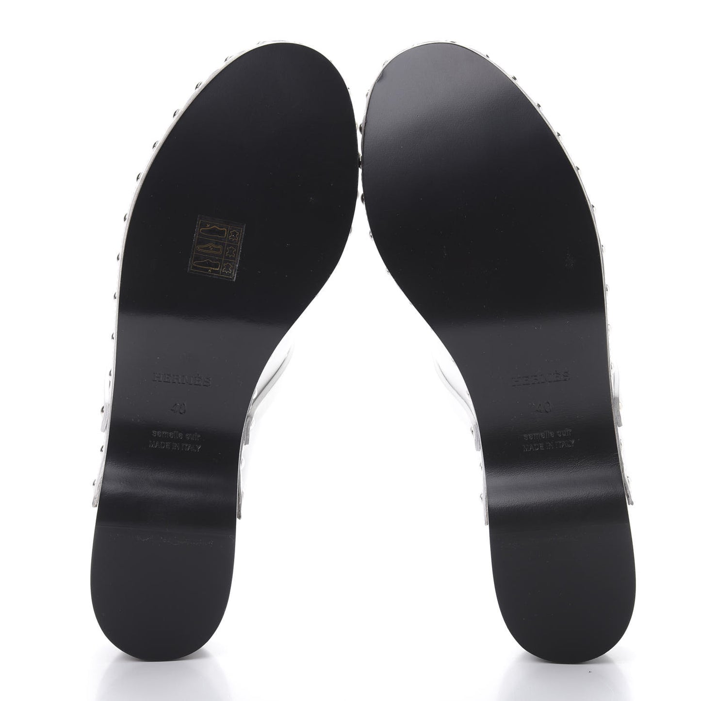 Calfskin Carlotta Mules 40 White