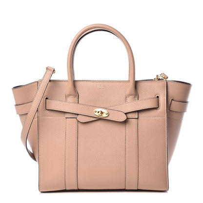 Mulberry Classic Grain Small Bayswater Zip Tote Blush 1 of 10