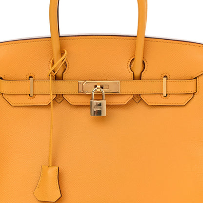 Hermes Epsom Birkin 30 Jaune Ambre 8 of 19