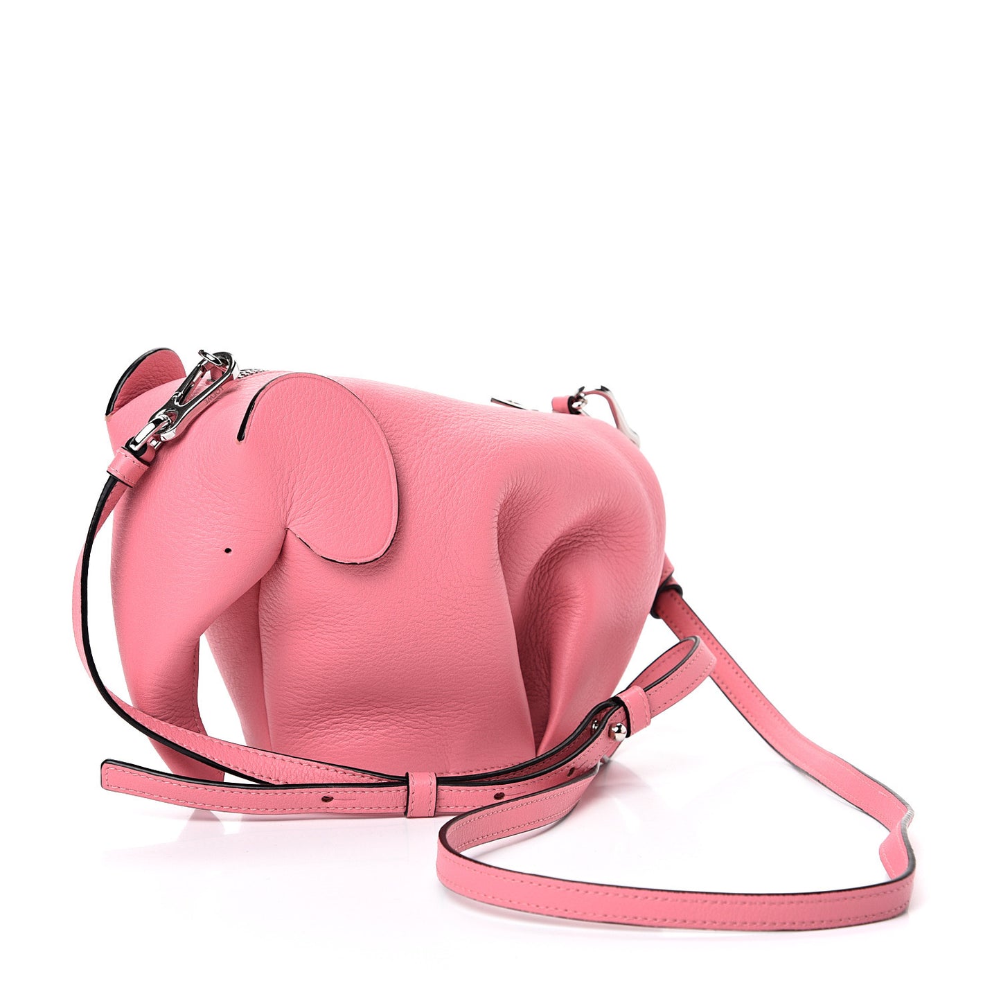 Calfskin Mini Elephant Crossbody Bag Candy