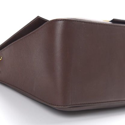 Fendi Vitello Flamingo Enamel Big Forever Mama Baguette Brown 5 of 17