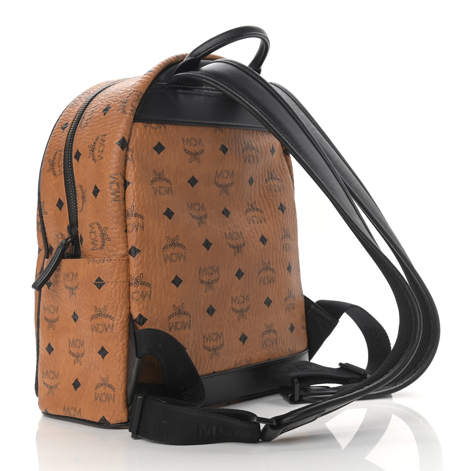MCM Visetos Victory Patch Stark Backpack Cognac 3 of 12