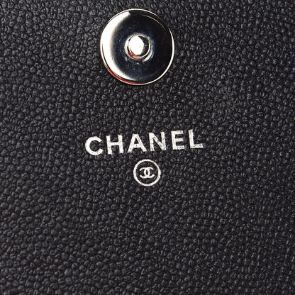 Chanel Caviar Quilted Square Wallet On Chain WOC Black 6 of 10