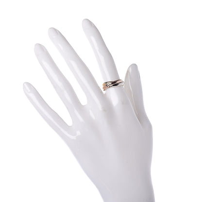 Cartier 18K Pink Yellow White Gold Small Trinity Ring 51 5.75 2 of 5