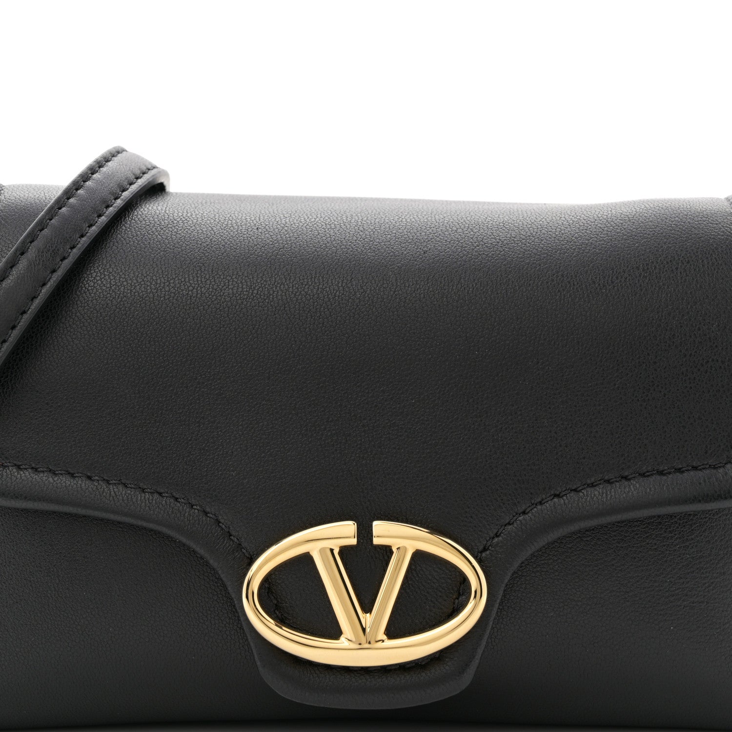 Valentino Garavani Lambskin Vlogo Mini Crossbody Bag Black 8 of 10