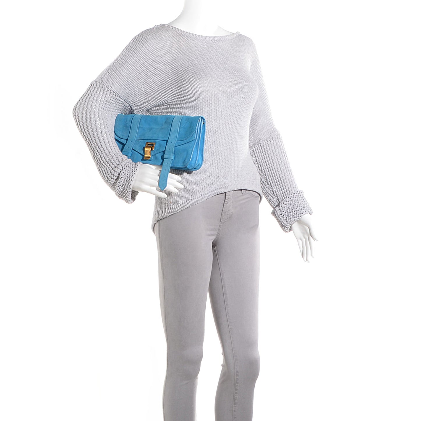 Suede PS1 Pochette Clutch Rip Tide