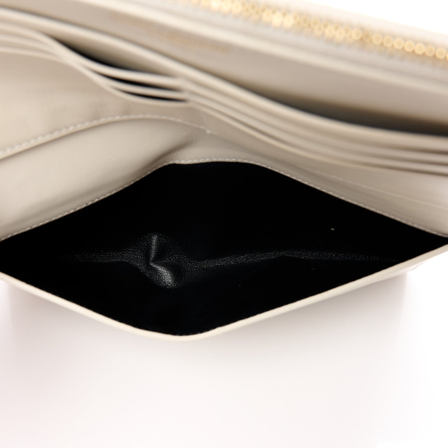 Calfskin Crocodile Embossed Monogram Uptown Wallet Crema Soft