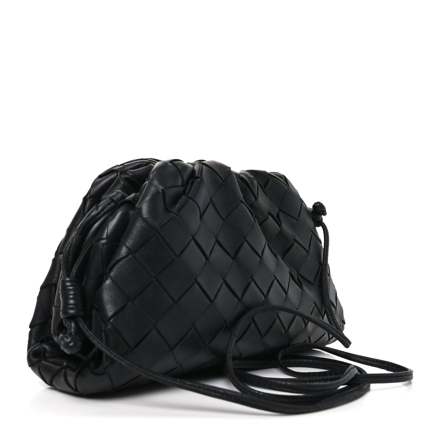 Nappa Intrecciato The Mini Pouch Black
