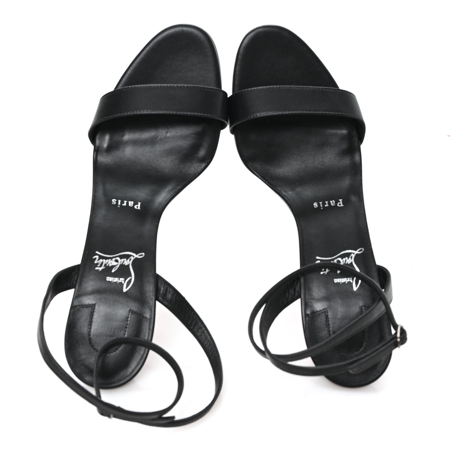 Christian Louboutin Nappa Miss Z 80 Strappy Sandals Pumps 40 Black 2 of 8