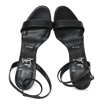 Christian Louboutin Nappa Miss Z 80 Strappy Sandals Pumps 40 Black 2 of 8