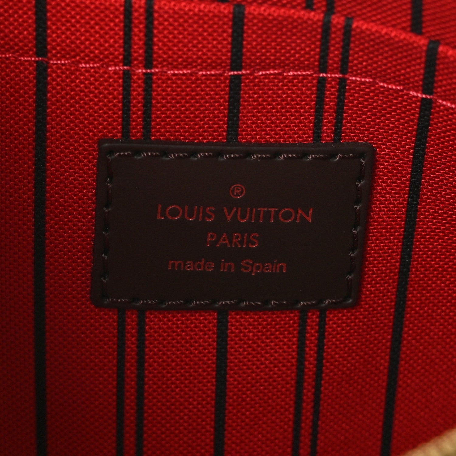Louis Vuitton Damier Ebene Neverfull MM GM Pochette 5 of 5