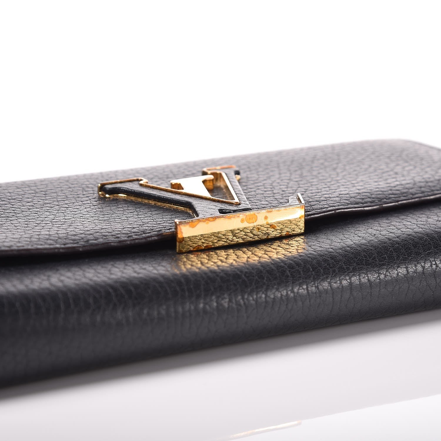 Louis Vuitton Taurillon Capucines Wallet Black 5 of 9