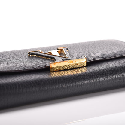 Louis Vuitton Taurillon Capucines Wallet Black 5 of 9