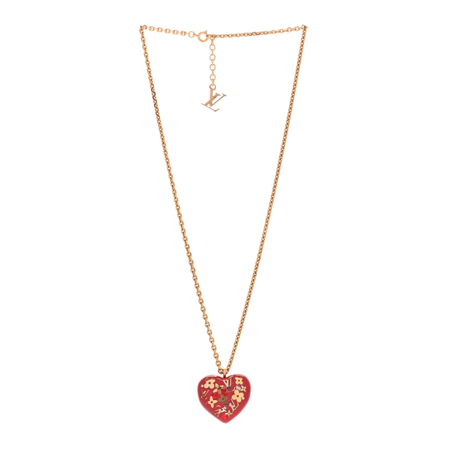 Louis Vuitton Inclusion Heart Necklace Pomme D'Amour 3 of 6