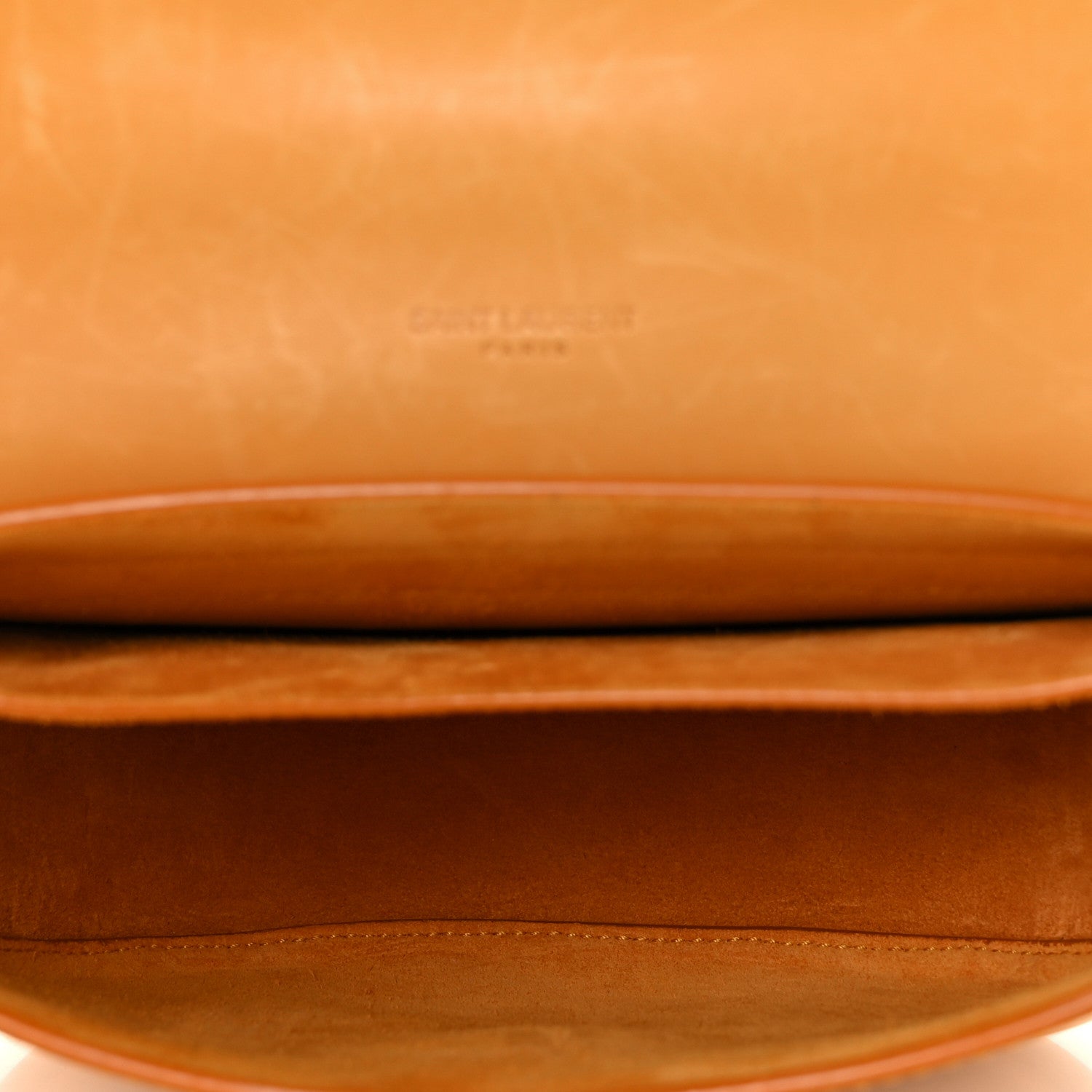 Saint Laurent Smooth Vintage Calfskin Small Kaia Satchel Brown Gold 4 of 8