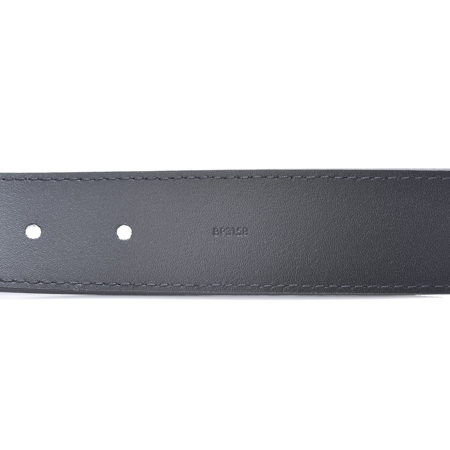 Louis Vuitton Calfskin 35mm Pont Neuf Belt 85 34 Black 5 of 7