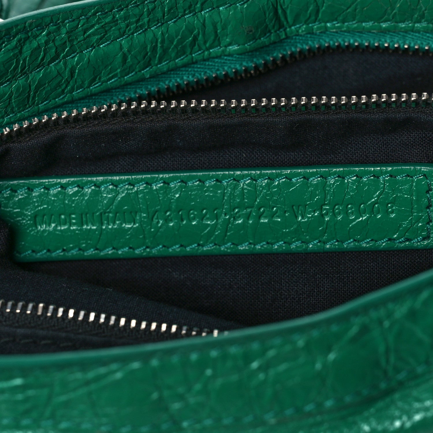 Balenciaga Agneau Classic Silver Hardware S City Magic Green 7 of 19