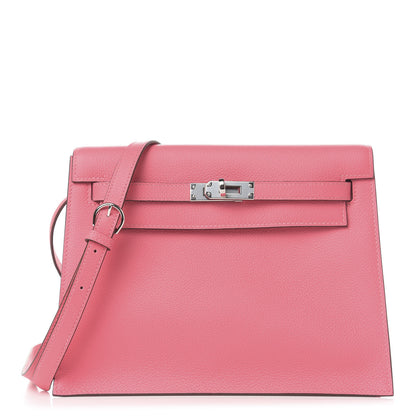 Hermes Evercolor Kelly Danse II Belt Bag Rose Azalee 1 of 12