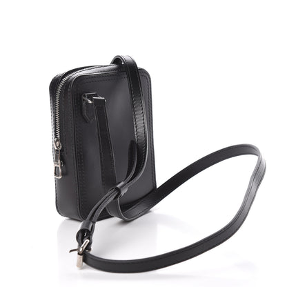 Louis Vuitton Calfskin Flower Charms Danube Messenger Black 2 of 10