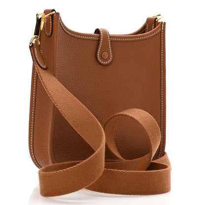 Hermes Taurillon Maurice Evelyne TPM Gold 3 of 11