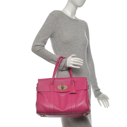 Mulberry Spongy Pebbled Leather Bayswater Hot Fuchsia 2 of 8