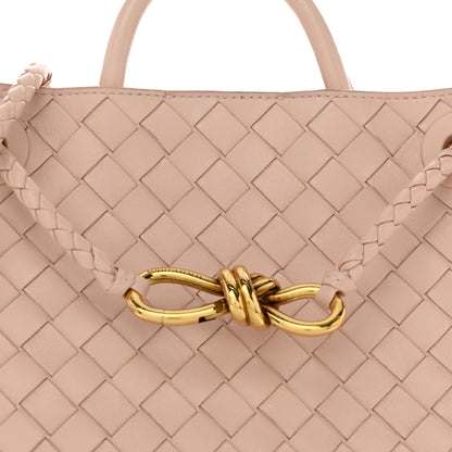 Bottega Veneta Nappa Intrecciato Small Andiamo Shoulder Bag Nude 8 of 10