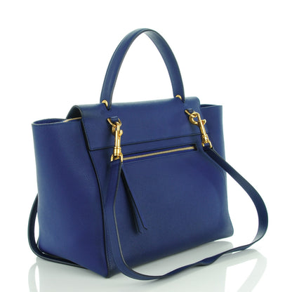 Celine Grained Calfskin Mini Belt Bag Indigo 3 of 8