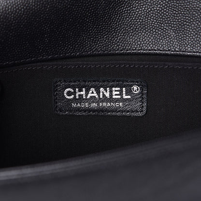 Chanel Caviar Quilted Medium Boy Flap So Black 6 of 11