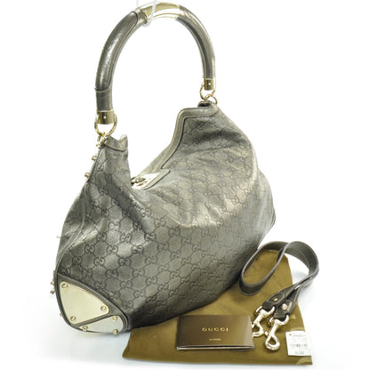 Gucci Guccissima Large Indy Metallic 3 of 11