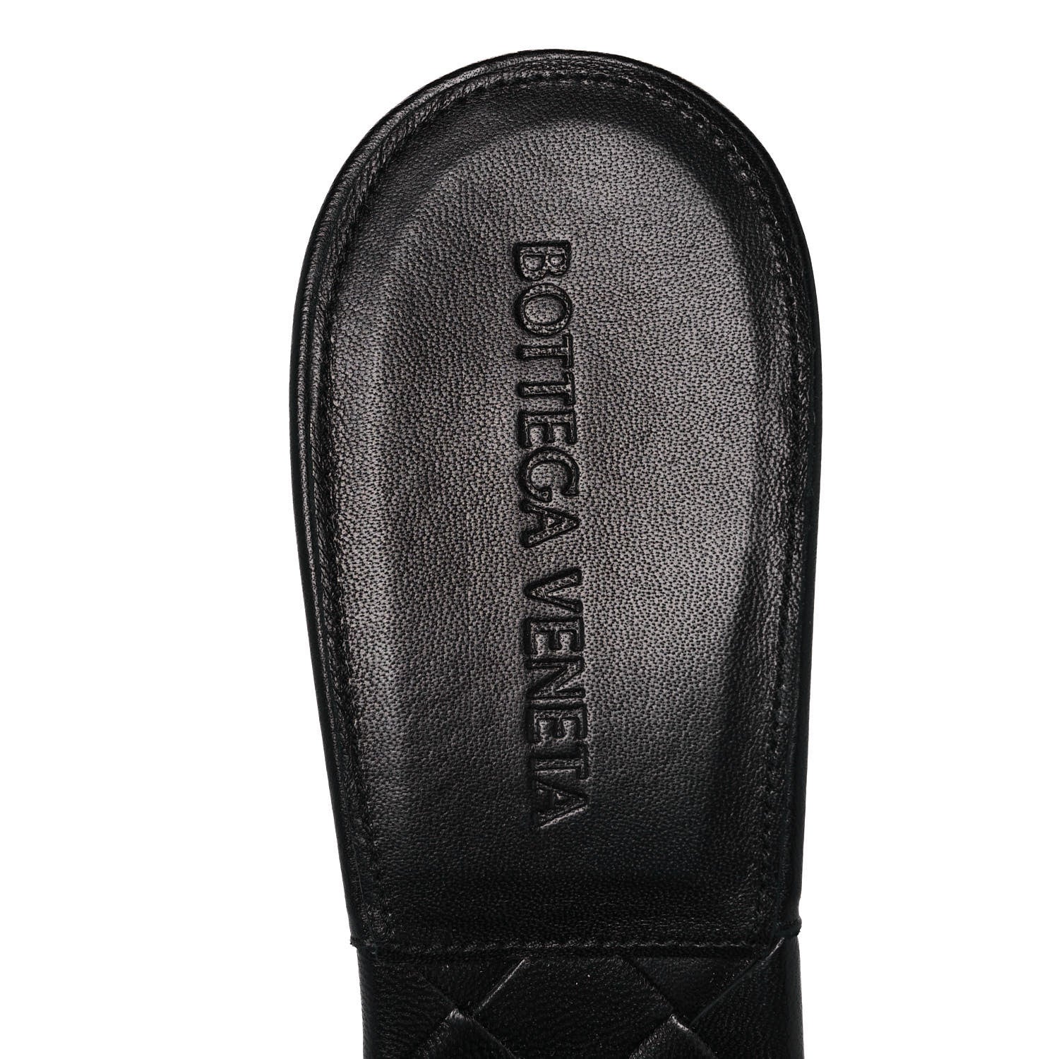 Bottega Veneta Nappa Maxi Intrecciato Lido Mule Sandals 37.5 Black 7 of 8