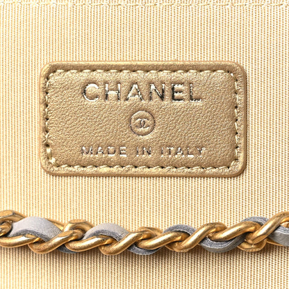 Chanel Lambskin Quilted Small Pearl Crush Vanity Case With Chain Grey 6 of 11