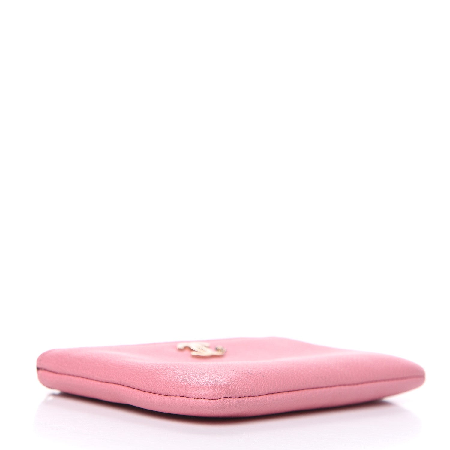Chanel Goatskin Small CC Clover Cosmetic Case Pink 4 of 8