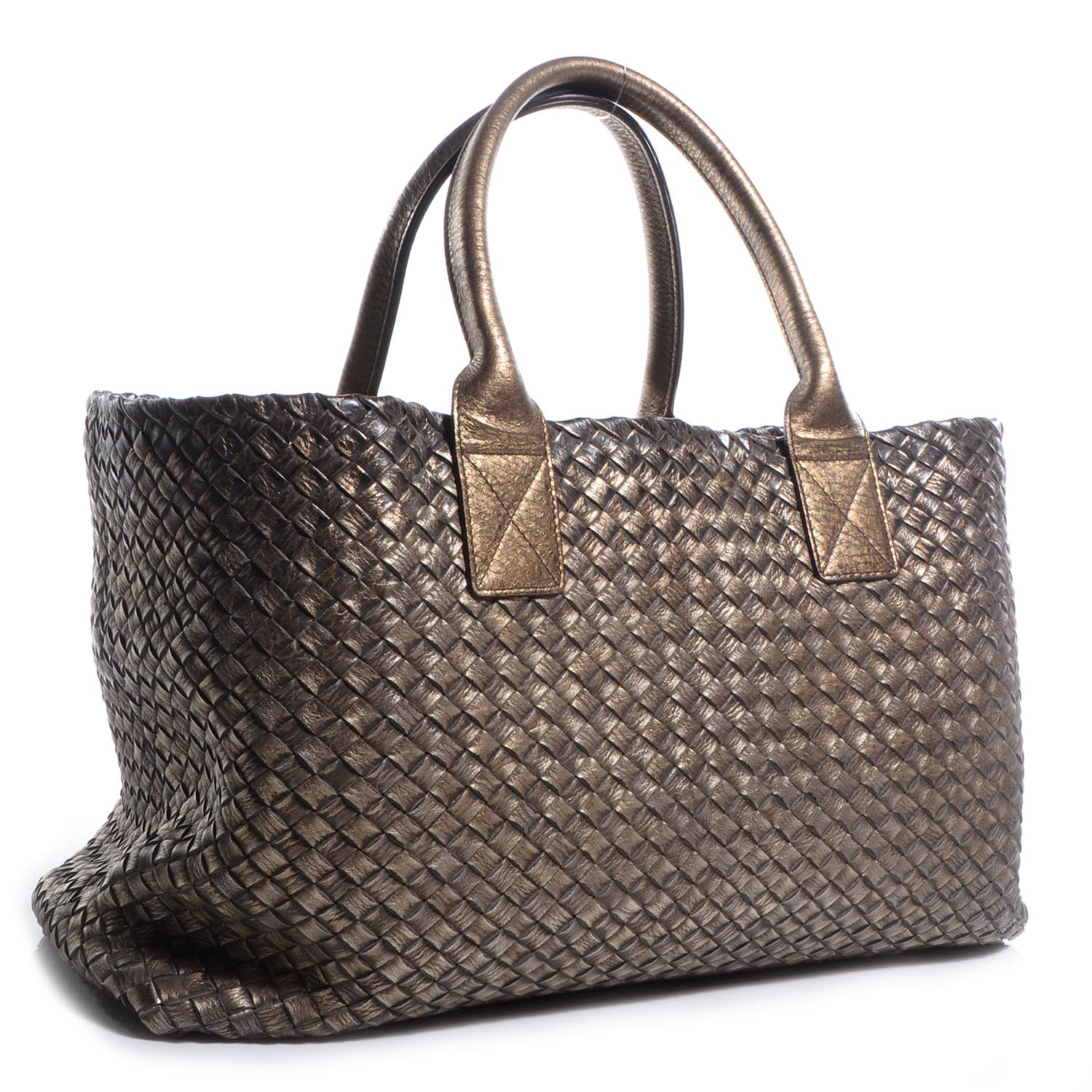 Bottega Veneta Intrecciato Barcelona Medium Cabat Platino Ossidato 4 of 9