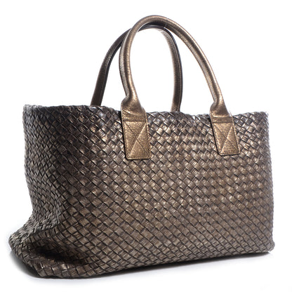 Bottega Veneta Intrecciato Barcelona Medium Cabat Platino Ossidato 4 of 9
