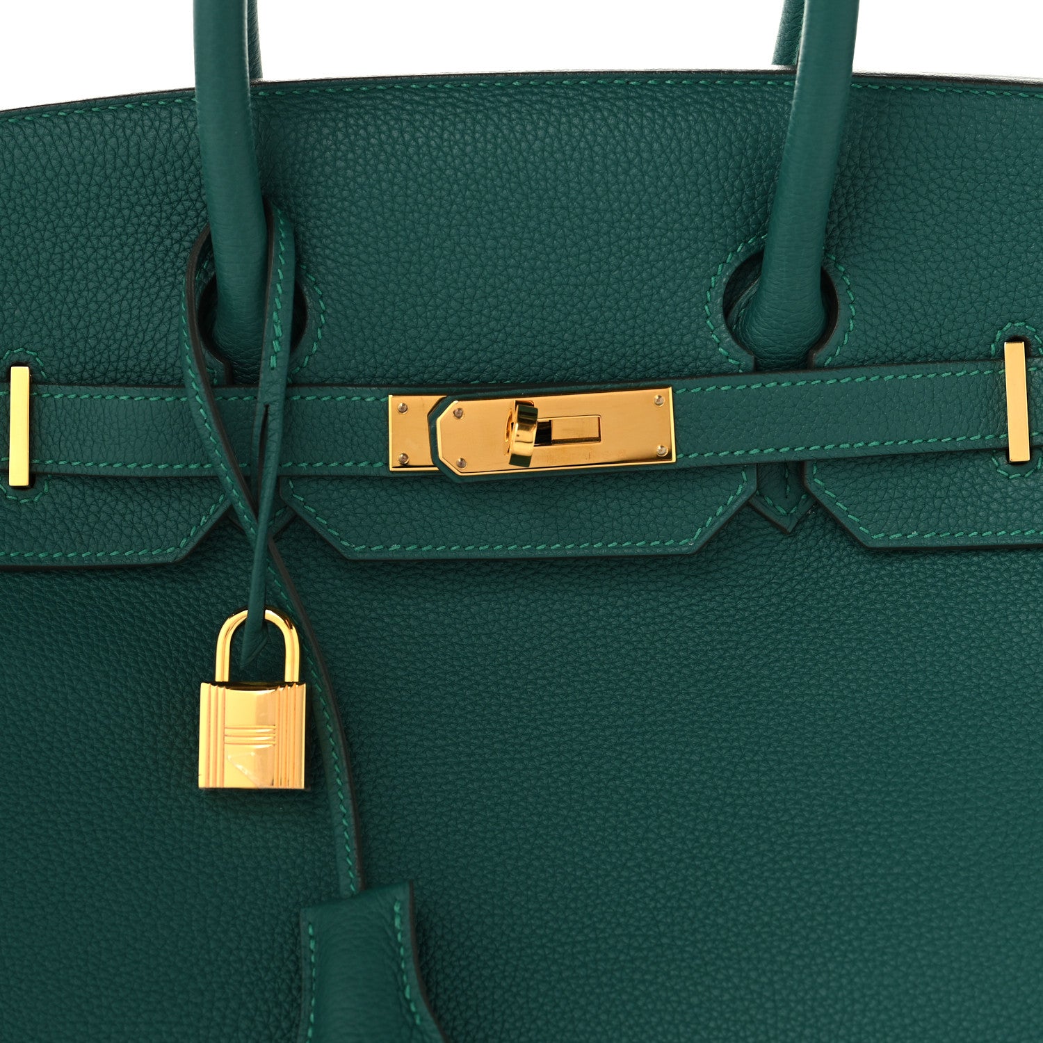 Hermes Togo Birkin 35 Malachite 8 of 12