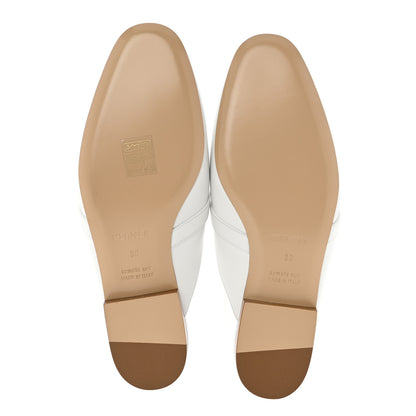 Hermes Calfskin Oz Mules 36 White 5 of 9