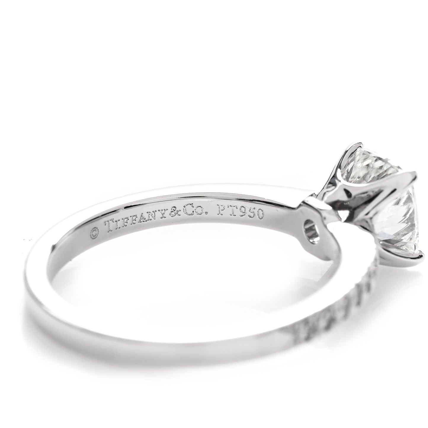 Platinum Diamond 1.20ct Novo Cushion Cut Engagement Ring 52 6