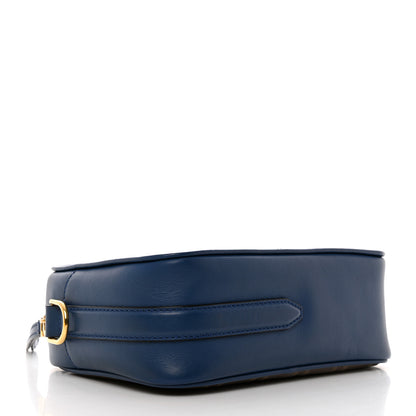 Fendi Glazed Fabric Vitello Century F is Fendi FF 1974 Stamp Patch Camera Case Mogano Panna Iris 4 of 10