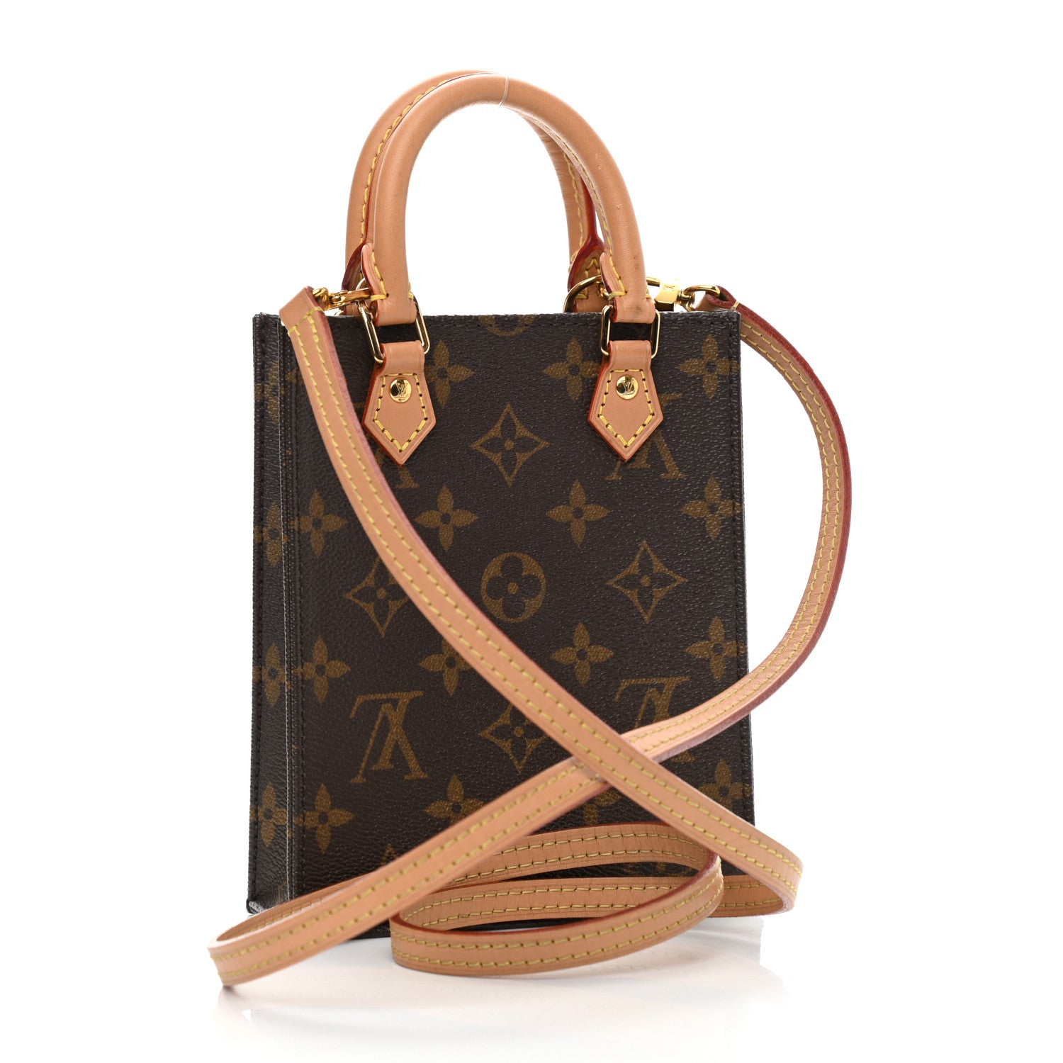 Louis Vuitton Monogram Petit Sac Plat 3 of 11