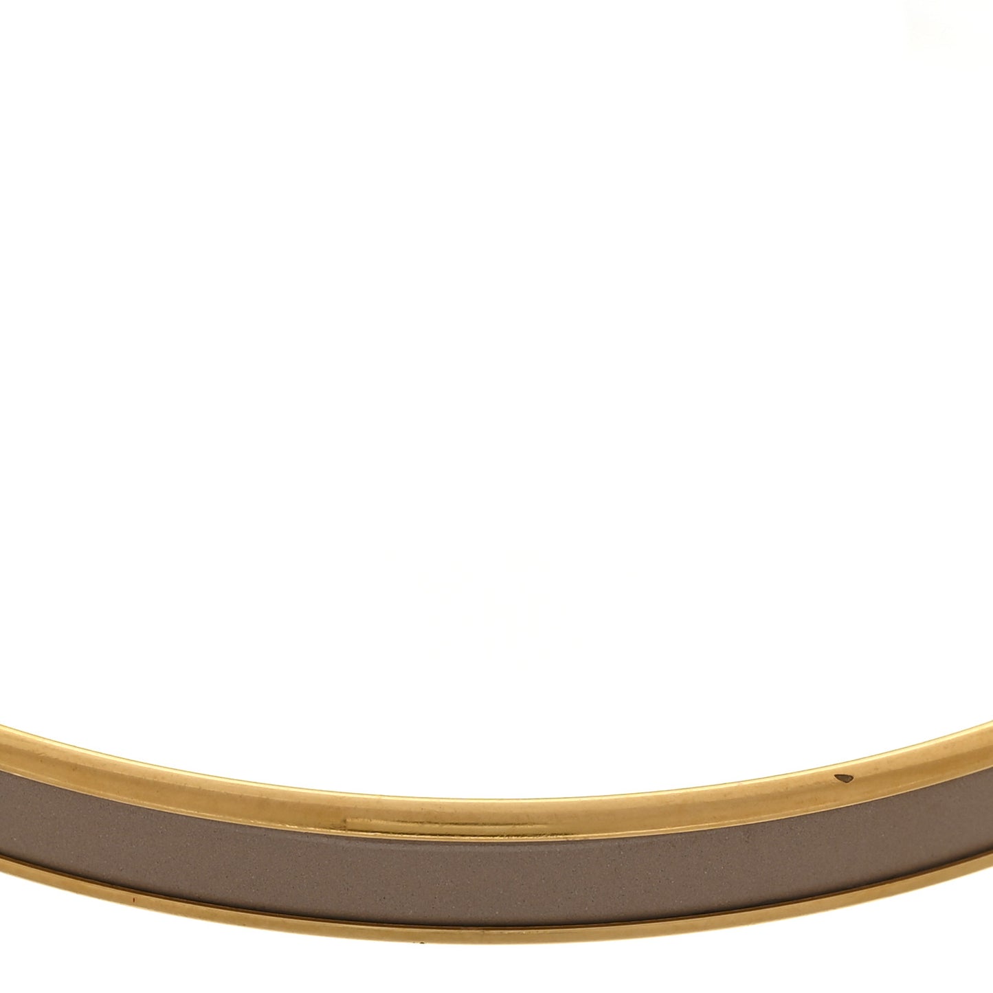 Enamel Printed Extra Narrow Uni Bracelet 70 Marron Glace