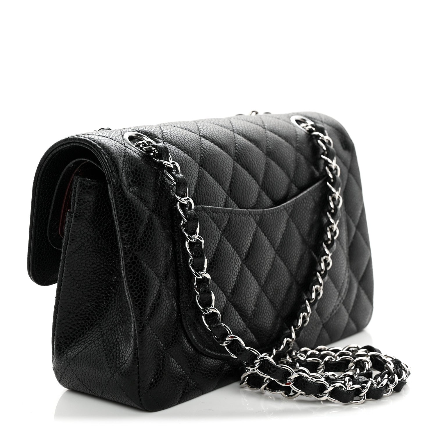 Chanel Caviar Quilted Small Double Flap Black 3 of 10