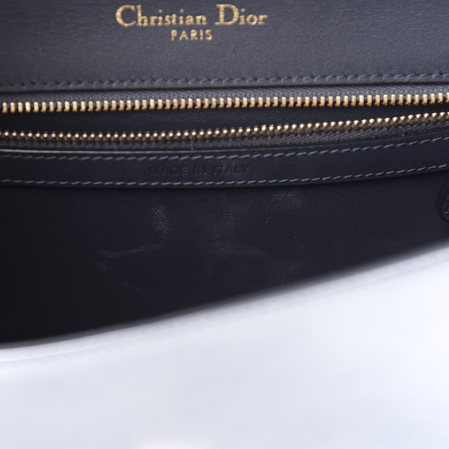 Christian Dior Metallic Patent Micro-Cannage Small Diorama Flap Bag Silver 13 of 13
