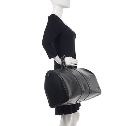 Louis Vuitton Epi Keepall 45 Black 2 of 14